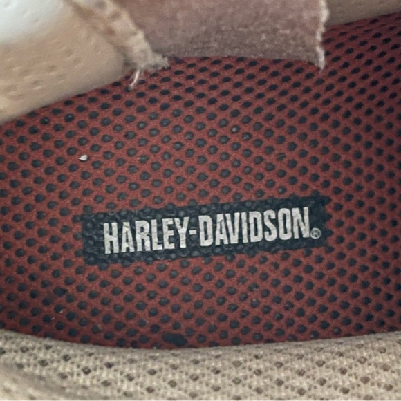 Harley Davidson Vintage Women’s Brown Leather Moto Boots Size 7 - Picture 10 of 15